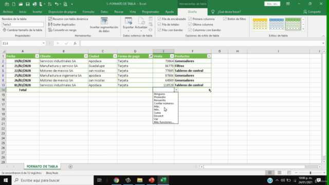 Curso de Excel Básico e Intermedio – Screenshot 3