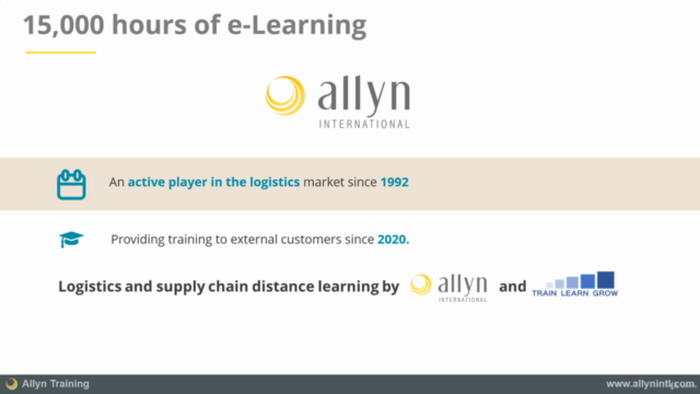 Transport logistics - Introduction to transport modes – Screenshot 2