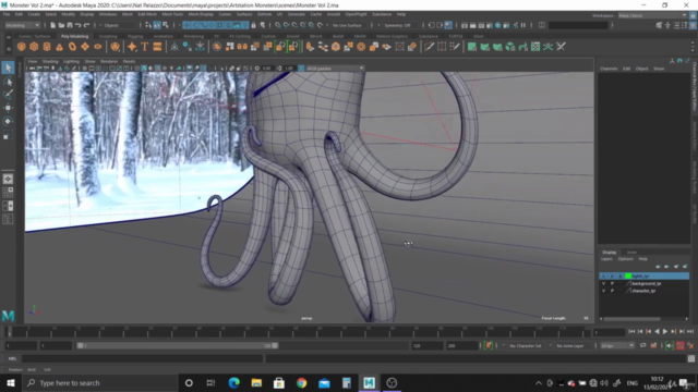 Modeling and Rendering Cute Characters in Maya 2020 – Screenshot 1