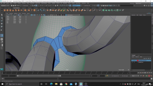 Modeling and Rendering Cute Characters in Maya 2020 – Screenshot 4