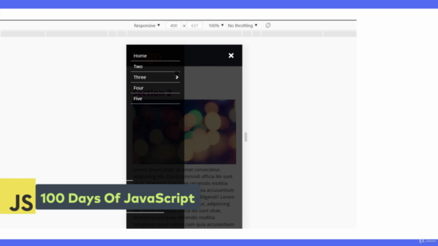 100 Days of JavaScript – Screenshot 1