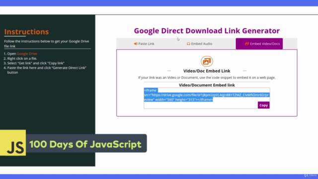 100 Days of JavaScript – Screenshot 2