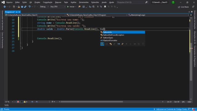 Lógica de Programação e Algoritmos com C# – Screenshot 3
