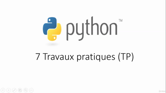 Python : 7 Travaux pratiques (TP) – Screenshot 1