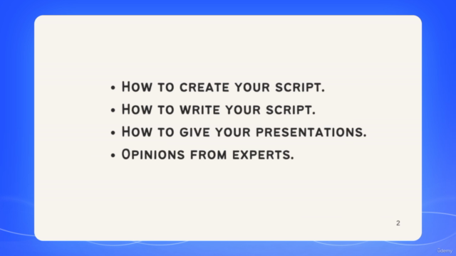 Succesful Presentations – Screenshot 2