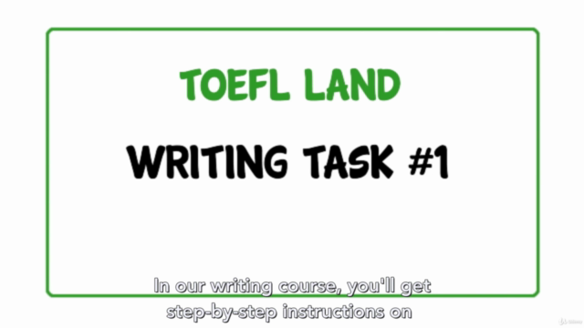 TOEFL Writing Task 1: An Introduction – Screenshot 1