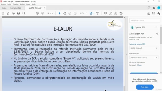 Curso Lucro Real na Prática – Screenshot 4