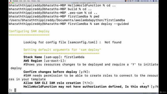 Serverless using AWS Lambda for Python Developers – Screenshot 3