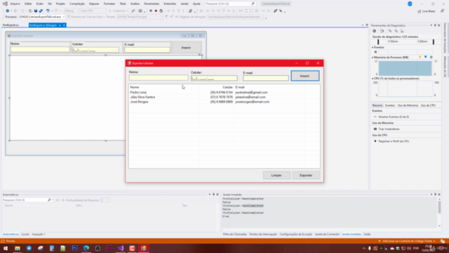 C# e Windows Forms: Exportar Conteúdo de Listview para Excel – Screenshot 2