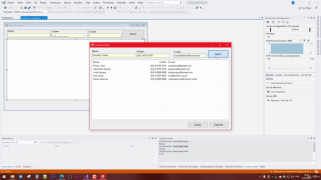 C# e Windows Forms: Exportar Conteúdo de Listview para Excel – Screenshot 4
