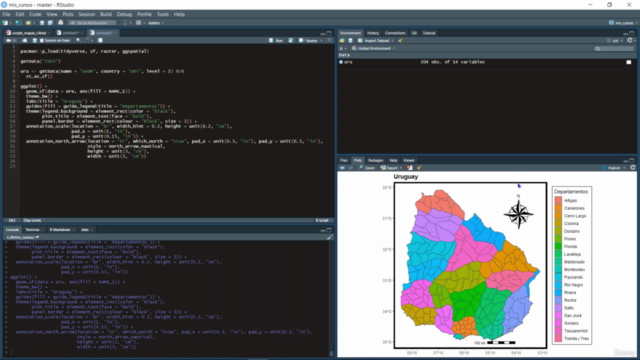 Mapas Web y Mapas Temáticos con R: Leaflet y ggplot2! – Screenshot 1
