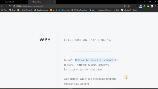 WPF DATA BINDING FOR DESKTOP APPLICATIONS – Screenshot 2