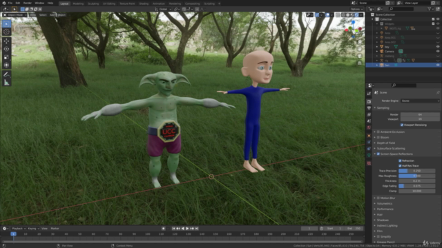 Создание 3d персонажей в Blender – Screenshot 1