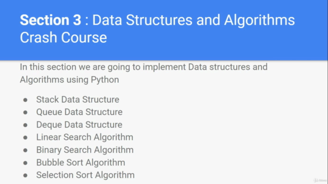 Python for Patterns, Problems, Data Structures & Algorithms – Screenshot 4