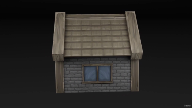 Unity Game Asset Creation in Blender: Textured 3D Models – Screenshot 1