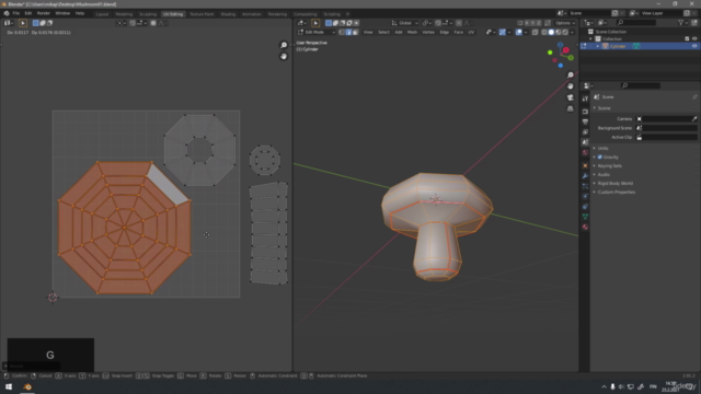 Unity Game Asset Creation in Blender: Textured 3D Models – Screenshot 4