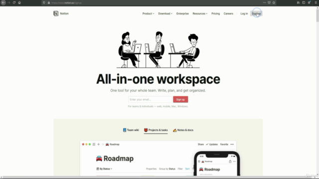 The Complete Guide To Notion: Become Productive today – Screenshot 1