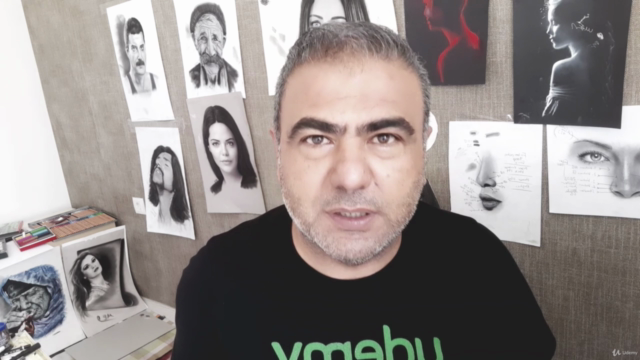 Çizim Sırları , Drawing Secrets ,Hiperrealist Portre Çizim – Screenshot 1