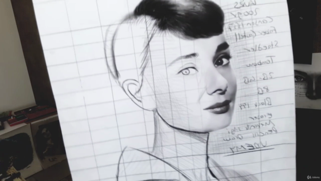 Çizim Sırları , Drawing Secrets ,Hiperrealist Portre Çizim – Screenshot 2