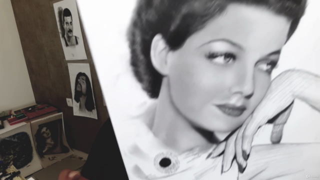 Çizim Sırları , Drawing Secrets ,Hiperrealist Portre Çizim – Screenshot 3