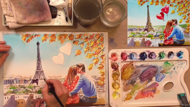 Romantische Motive in Aquarell – Screenshot 3