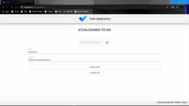 Projeto Fullstack com Spring Boot 2 e Angular 12 – Screenshot 1