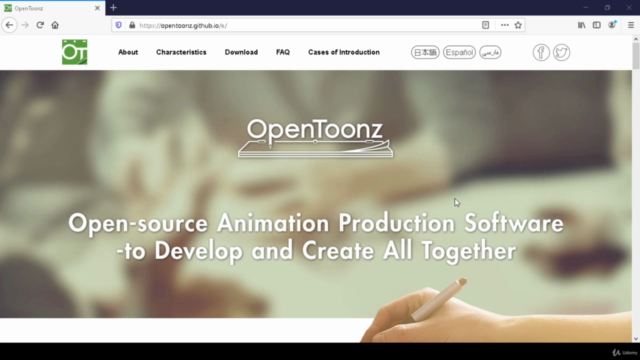 Aprenda a fazer animação 2d do zero no Open Toonz – Screenshot 1