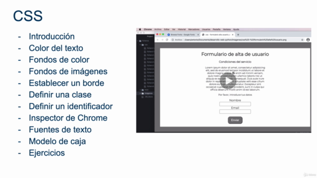 Desarrollo web : HTML,CSS,Javascript,JQuery,Python y Django – Screenshot 1