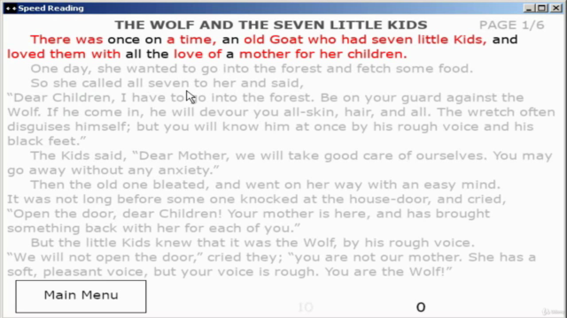 Speed Reading Concepts – Screenshot 1