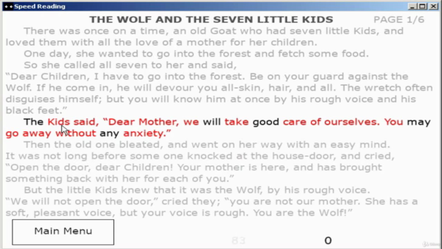 Speed Reading Concepts – Screenshot 3