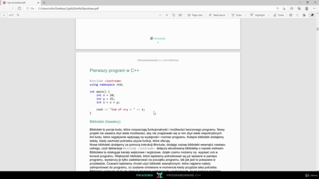 Programowanie C++ od podstaw – Screenshot 2