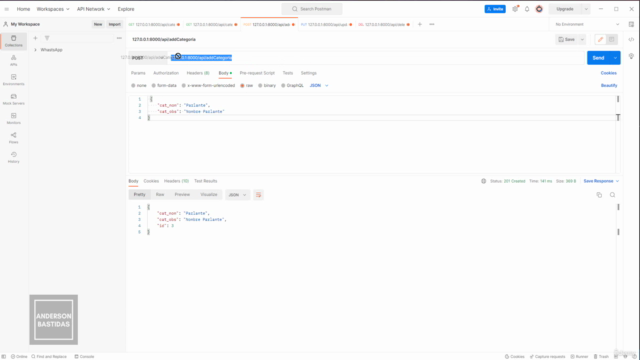 Creación de API REST con Laravel y MySQL – Screenshot 2