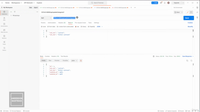 Creación de API REST con Laravel y MySQL – Screenshot 3