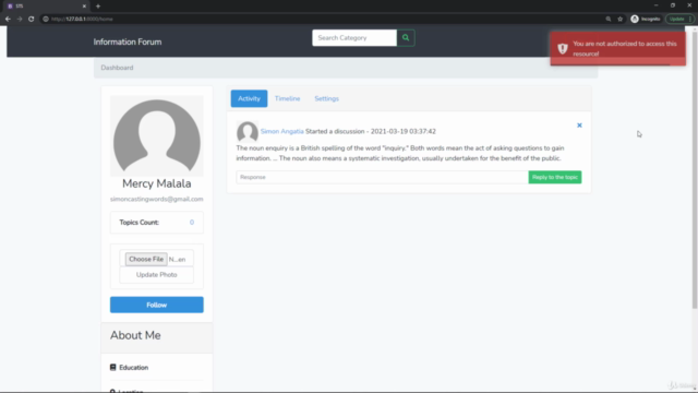 Laravel Forum - Build a Forum with Laravel 2022 – Screenshot 3