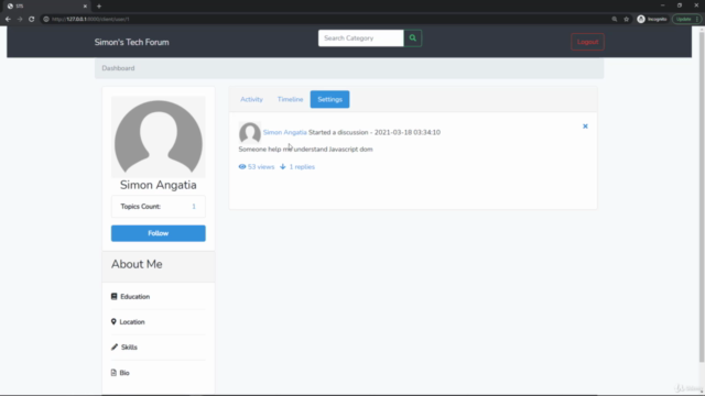 Laravel Forum - Build a Forum with Laravel 2022 – Screenshot 4