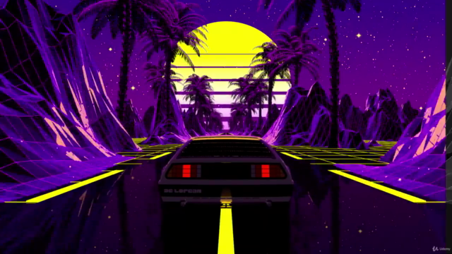 Create A Retro Delorean Loop in Cinema 4D and After Effects – Screenshot 3