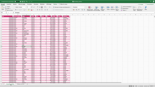 Tableau de bord interactif avec Excel – Screenshot 2