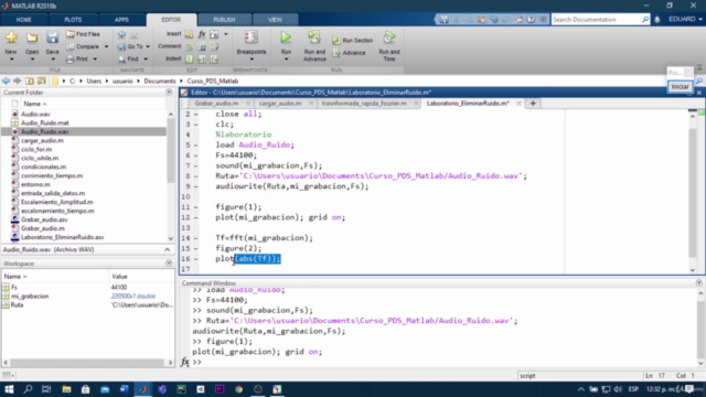 Procesamiento Digital de Señales en MATLAB – Screenshot 1