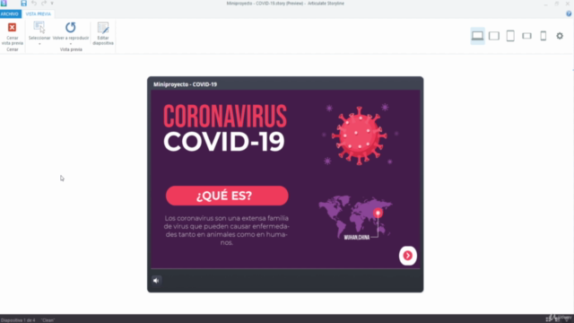 Storyline Articulate 3 -Desarrollando E-learning Interactivo – Screenshot 1