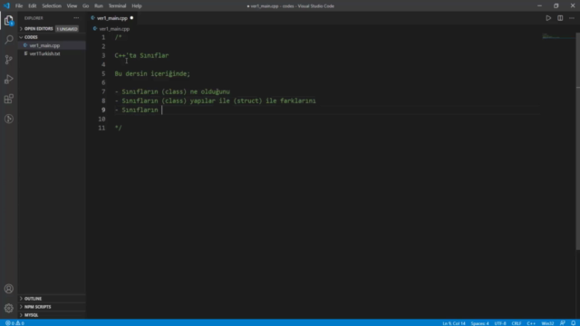 Sınıf Yapısı | İleri Seviye C/C++ Programlama | OOP – Screenshot 1