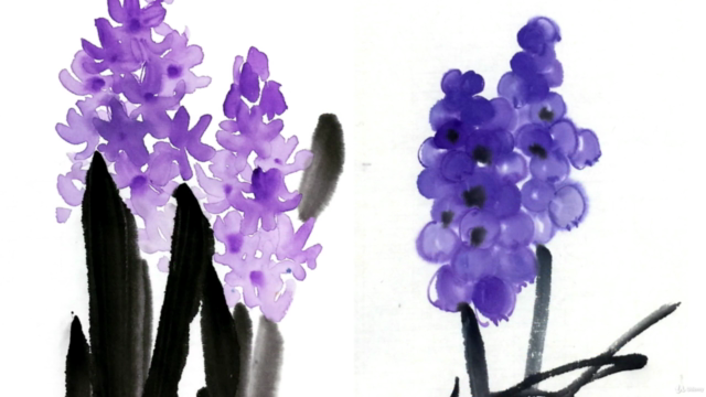 Snowdrop Flower in classical Chinese Painting – Screenshot 4