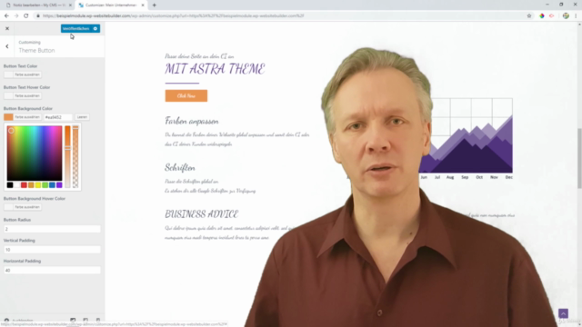 WordPress Kurs Website erstellen mit professionellen Plugins – Screenshot 3