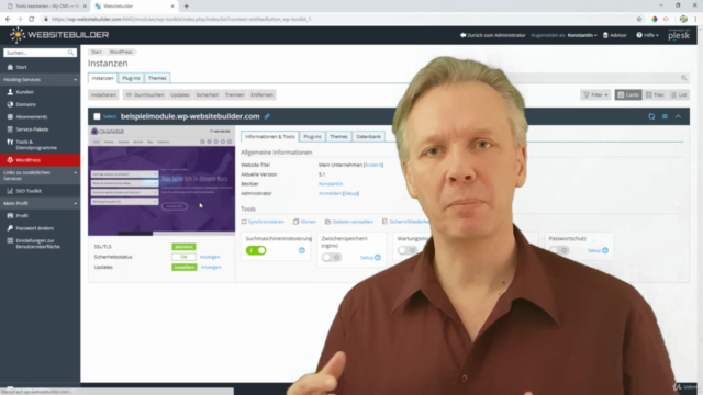 WordPress Kurs Website erstellen mit professionellen Plugins – Screenshot 4