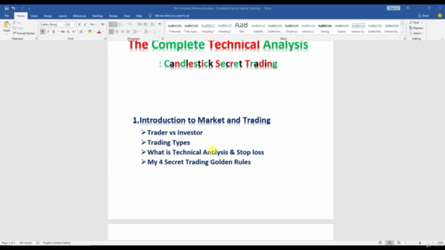 The complete Technical Analysis : Candlestick Secret Trading – Screenshot 1
