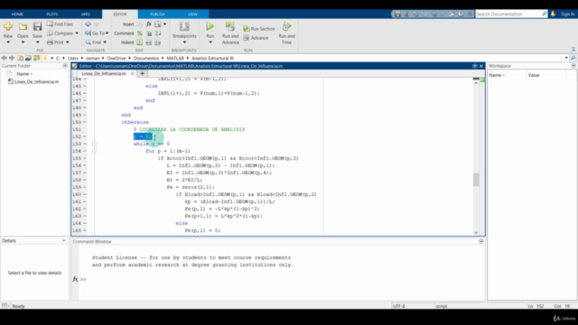 Análisis Estructural III: Líneas de Influencia – Screenshot 3
