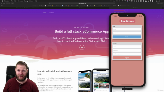 Build Full Stack iOS Ecommerce App With Plaid and Stripe – Screenshot 1