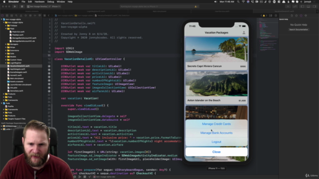 Build Full Stack iOS Ecommerce App With Plaid and Stripe – Screenshot 2