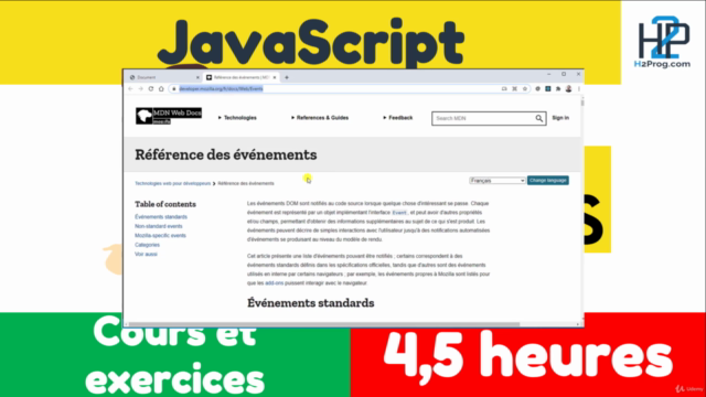 Le DOM et sa manipulation en JavaScript natif & Intro JQuery – Screenshot 1