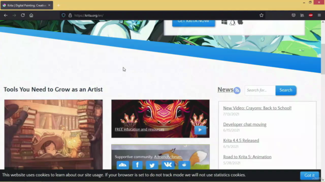 Diseño gráfico con KRITA 5 desde cero. – Screenshot 1