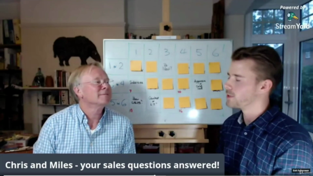 Your Sales Questions ANSWERED - with Chris Croft and Miles – Screenshot 1